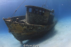 Wreck in Nassau Bahamas. For a quick second all the diver... by Ryan Ware 